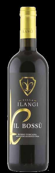 Bossù Toscana igt Clay Sangiovese 70%, Merlot 30% Grapes variety End of September, beginning of October in stainless steel tanks at a temperature of about 25 C 20/24 months in oak barrels and 20
