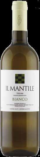 Tuscan White Toscana Igt clay with good skeleton Trebbiano 50% Malvasia 50% Blend mid-august, early September in stainless steel tanks at a temperature of about 12 C in the bottle for 60 days yellow