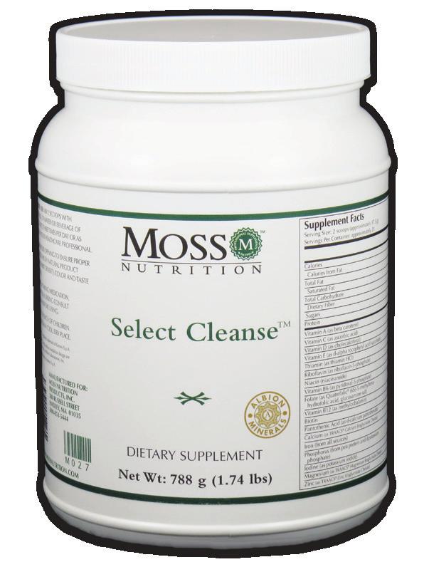 Product Checklist Required Select Cleanse - 1 container will last for the full 14-day program.