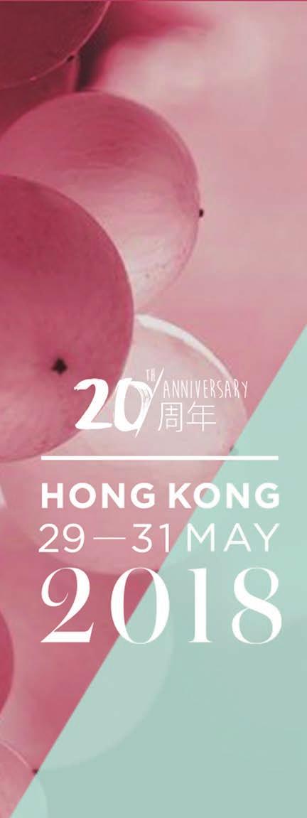 HONG KONG VINEXPO Hong Kong is the hub of wine and spirits in the Asia-Pacific and this expo brings all the key buyers for this region into the one place.