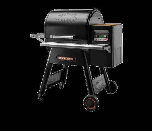 TIMBERLINE 850 TIMBERLINE 1300 BRING WOOD-FIRED COOKING INTO THE MODERN AGE. MASSIVE AND MODERN EVERYWHERE IT COUNTS. 850 sq. in. cooking capacity 24 lb.