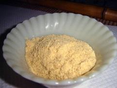 toasted farofa juice from the pulp dried fermented into