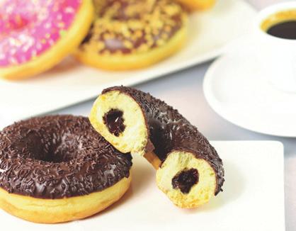 PREMIUM INDULGENT TOPPED RING DONUTS WITH A SAUCE FILLING DF213 Dawn Foods