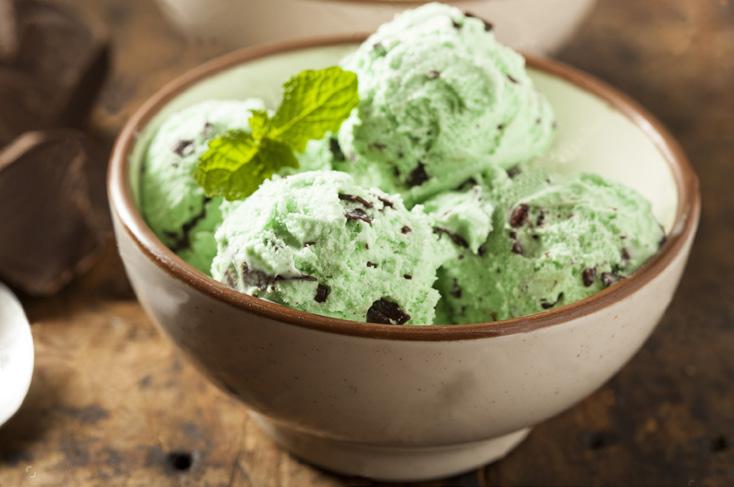 Follow the operational instructions for serving and cleaning of the ice cream maker. Mint Chocolate Chip Ice Cream 3 1 tsp mint extract 1/2 cup chocolate chips; coarsely chopped 1.