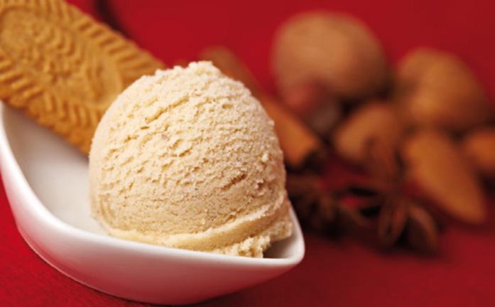When ice cream is finish, gently fold in the caramel or serve on top of ice cream. 5. Follow the operational instructions for serving and cleaning of the ice cream maker.