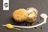 Every 150 gram sushi roll can be easily divided into 5 to 6 servings at the