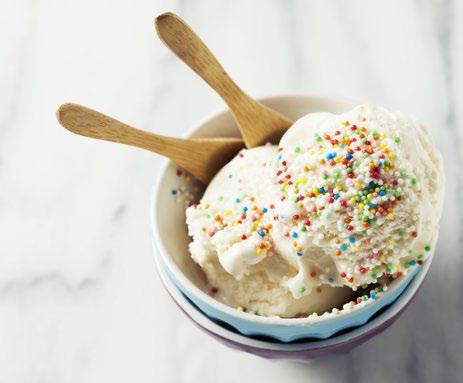 Simple Homemade VANILLA ICE CREAM INGREDIENTS: 3 cups heavy cream 2 ¼ cups half and half 1 ¼ cups sugar 2 tablespoons vanilla extract Sundae bar toppings: mini chocolate chips, mini marshmallows,
