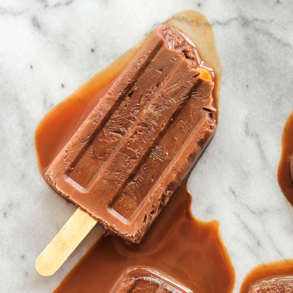 Homemade FUDGSICLES INGREDIENTS: 3 cups milk 1 cup sugar ¾ cup unsweetened cocoa powder ¼ cup honey ¼ teaspoon salt