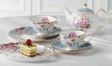 ANVITA TEAWARE COLLECTION THE HARLEQUIN COLLECTION