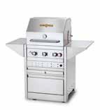 ESTATE CLASSIC CART GRILLS For those who love the crisp, clean lines of a traditional commercial kitchen, the Estate