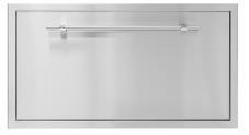 00 AMG36-CART 36 American Muscle Grill Cart #304 Stainless Steel Contruction Insulated Solid Fuel Storage Drawer Tank Pullout and Double Drawer Storage Folding Shelves: 18 1/16 ea Overall Dims: W: