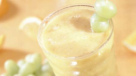 Quick and Creamy Grape Shake Serve this shake for a refreshing mid-morning snack. Vegetable Medley with Salsa Dip A quick and tasty snack you can enjoy throughout the day. Makes 4 servings.