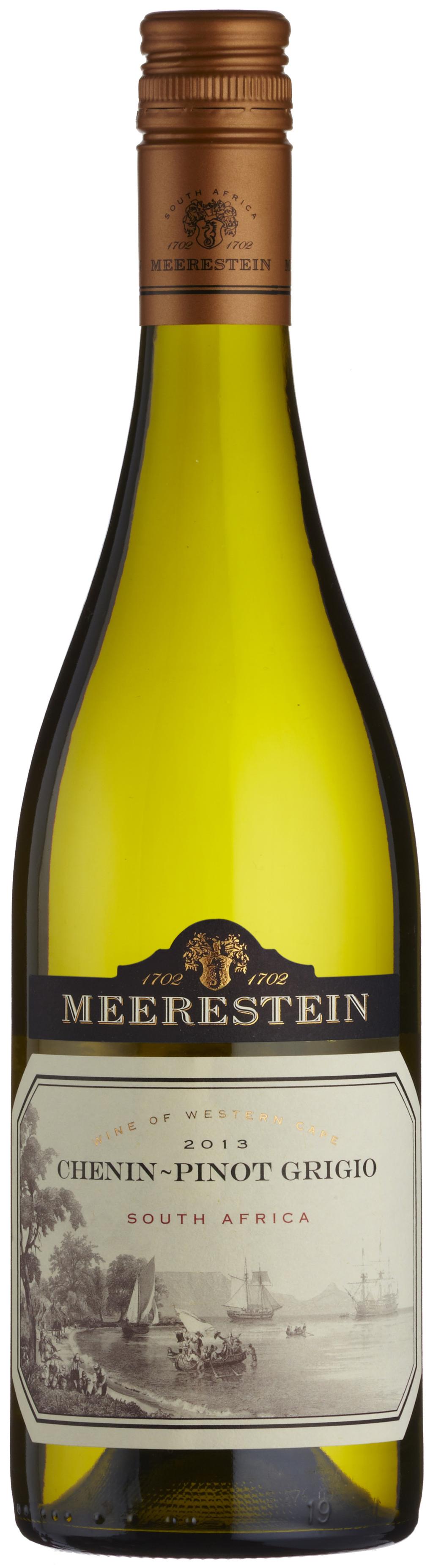 Recommendations of the house Meerestein, Chenin Blanc/Pinot Grigio, South Africa Round