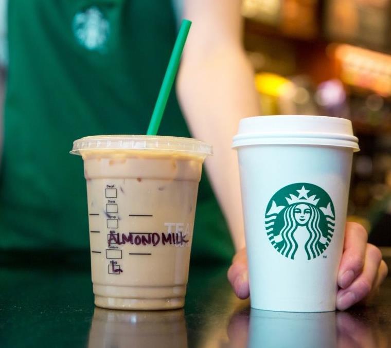 plans to debut bottled almond milk-based frappuccinos and DoubleShot Coffee Smoothies at retail this May. 2.