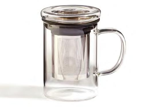 Glass Mug with  and Glass