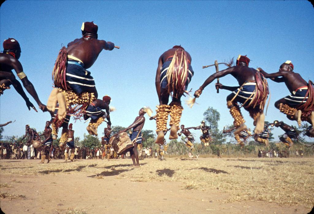 Irigwe Miango Dancers Nigeria, descendants of the Bantu This photograph was taken when Eliot Elisofon was