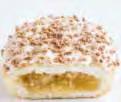 Weight: 68g Units: 36 90 mins / 19-23 C 820613 LEMON & LIME DONUT Filled with a sweet lemon