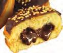 Weight: 87g Units: 36 A crème brulee style custard filling, dipped in chocolate icing and gold sugar nibs.