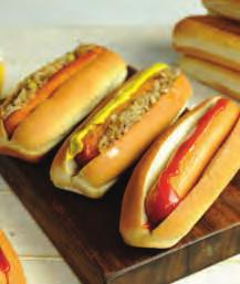 Units: 24 Weight: 185g 2409 Hot Dog A fully cooked, skinless