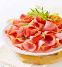 Units: 1 Weight: 1kg LA CARTE 834066 Shaved Smoked Ham Naturally smoked with beach