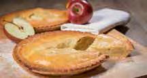 Weight: 115g Case: 40 Shelf Life: 1 day 19-23 C / 1 hour Thaw & Serve 810544 Mini Apple Pies