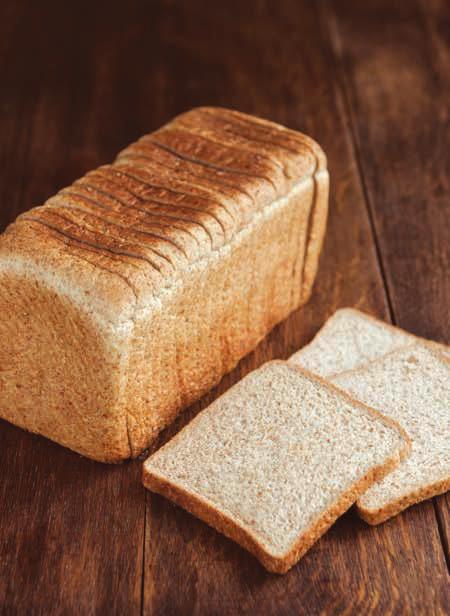 SLICED BREADS HIESTAND 10033246 Wholemeal Sliced Loaf Square shaped, made with