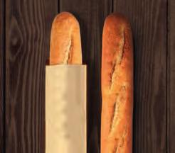 Units: 23 Weight: 450g 12-14mins/200 C 208099 Brown Baguette Authentique Cereal This attractive