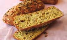 demi rectangle shaped natural sourdough bread packed with nutrient rich chia seeds and topped with