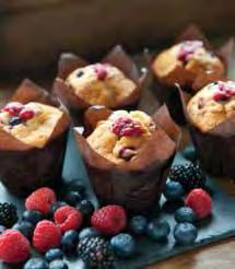 FLOWERPOT MUFFINS NEW 5404 Mega-Berry Muffin Tangy red berry flavours with a