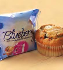 Units: 28 Weight: 102g 2 hours/ 19-23 C 2 hours/ 19-23 C 2324 Wrapped Blueberry Muffin Individually