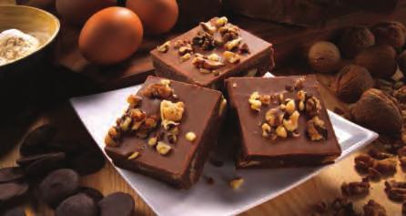 TRAY BAKES 833123 Chocolate & Nut Trio of Treats (mixed case) A convenient mixed case of 3 Belgian chocolate