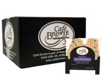 108759 CAFE BRONTE ALL BUTTER SHORTBREAD 24 x 2x30g 9.39 1 108757 CAFE BRONTE DOUBLE CHOC CHIP 24 x 2x30g 13.99 1 110084 CAFE BRONTE FRUIT SHREWSBURY 2go 24 x 2x30g 13.