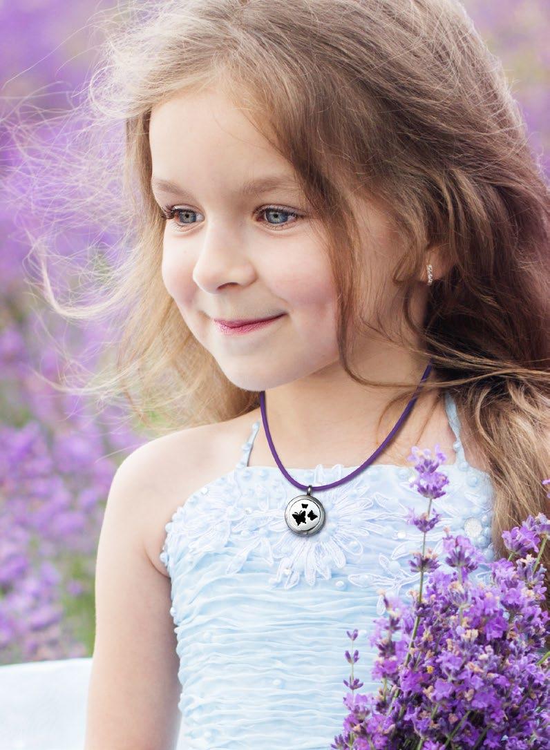 Our simple to use butterfly necklace allows your little ones to get the full effects of essential