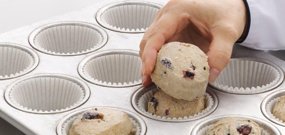 freezer to oven for fresh-baked muffins in under 30