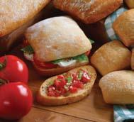 We offer a comprehensive selection of breads in all shapes, sizes, flavors and