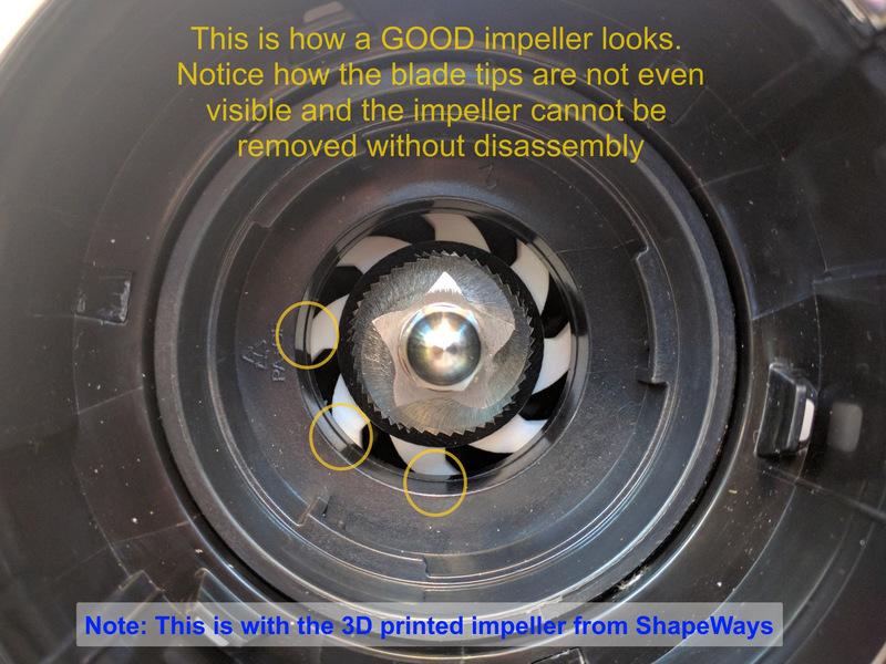 Step 1 Inspect your grinder impeller First let's verify you have the problem this tutorial is designed to fix.