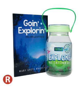 recap EXPLORE Gift Set EKB-R-GLOWGRN1 Inspire learning and adventure with the recap EXPLORE! The Gift Set includes the Bug Catcher Kit and Goin Explorin storybook and educational Activity ebook.