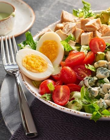 LUNCH BISTRO LIGHT soup selections O classic tomato soup O soup of the day salad selection O deconstructed modern cobb salad with grilled chicken, bacon, hard-cooked egg, tomatoes, onions, gorgonzola