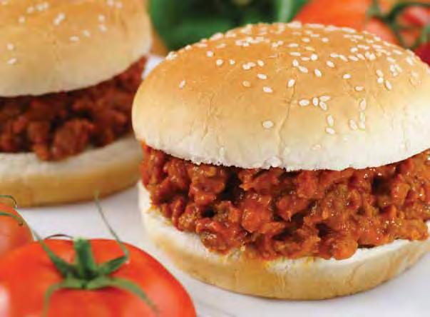 Calories 343 Carbohydrate 20 g Protein 20 g Fat 20 g Fiber 2 g Sodium 456 mg Cholesterol 68 mg Sloppy Joes Number of servings: 4-6 Serving size: 1 sandwich 1 pound lean ground beef 1 small onion,
