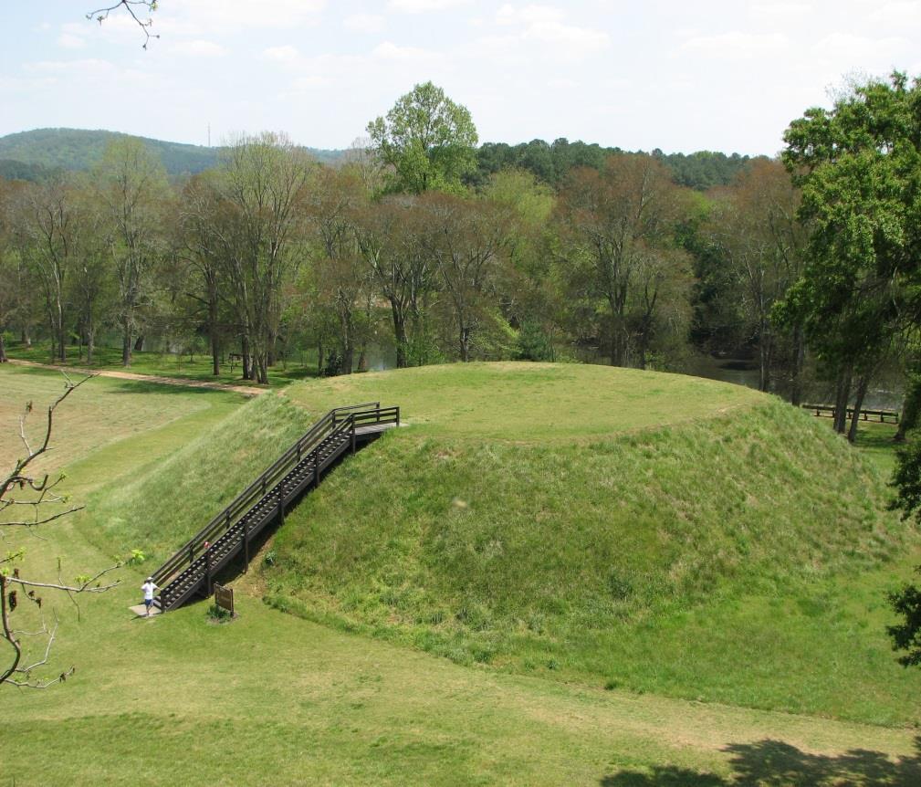 Etowah Indian Mounds is an archaeological site in Bartow County, Georgia south of Cartersville, Georgia in the United States. The site sits on the north shore of the Etowah River.