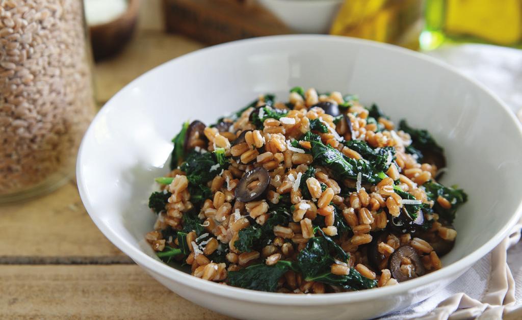 One-Pot Farro Risotto Serves 4. Prep time: 10 minutes active; 40 minutes total.