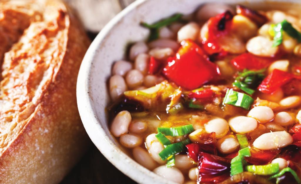 Farmhouse Bean Soup Serves 6. Prep time: 15 minutes active; 30 minutes total.