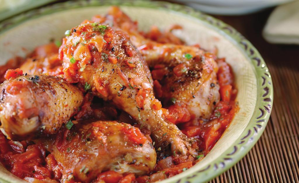 Chicken Cacciatore in a Slow Cooker By Robin Asbell Serves 6. Prep time: 1 hour active; 8 hours total.
