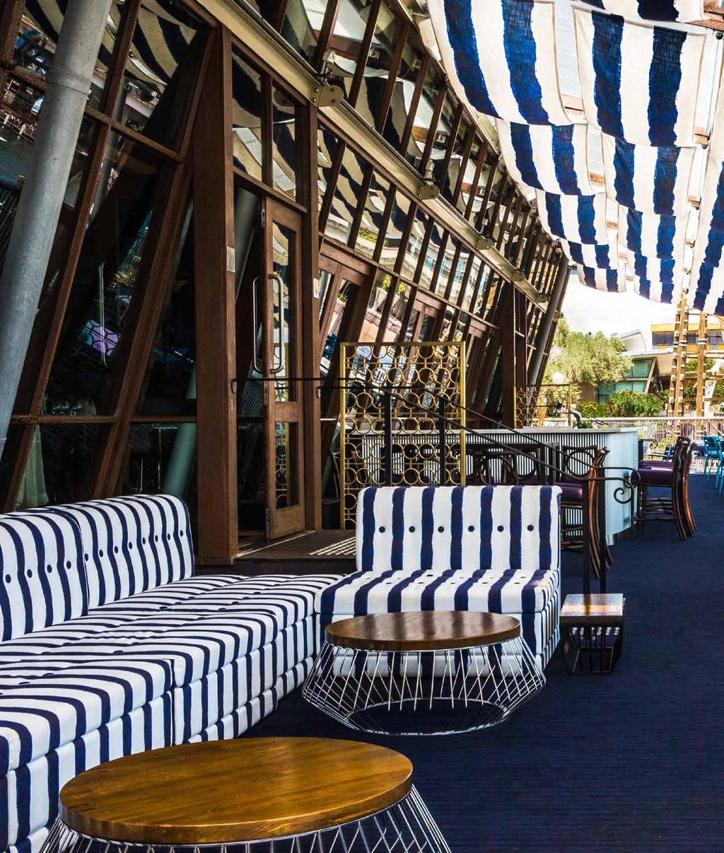 EVENT SPACES Café de Mar has flexible spaces such as an intimate Private Dining Room which boasts two exclusive terraces, a spectacular outdoor terrace that overlooks Darling Harbour as well as a