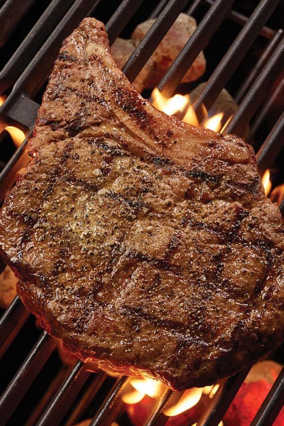 SPECIALTY FRESH grill STEAKS lamb cutlets PRIME CUTS Fresh, fine, earth-friendly ingredients are a given here.