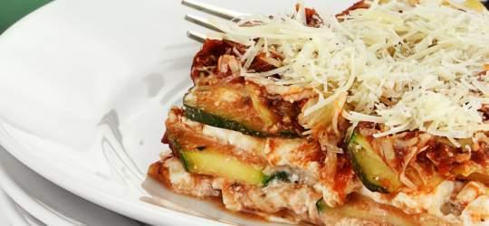 Low Carb Skillet Vegetable Lasagna Prep Time: 1 Hours, 15 Min Cook Time: 25 Min Total Time: 1 Hours, 40 Min Note: This recipe has extra servings for planned leftovers.
