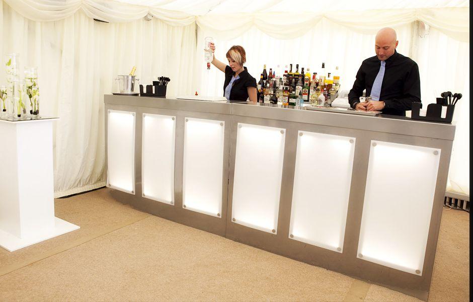 Bar Hire All our services include: Relevant Licensees Traditional or Modern Bar Sections Custom Branded Bars For Corporate Events (additional cost) Draft Lager and Bitter (other options are