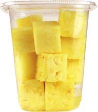 6 6/10z Cups FRESH CANTALOUPE CHUNKS - SQUARE DELI CUP Ingredients: Cantaloupe