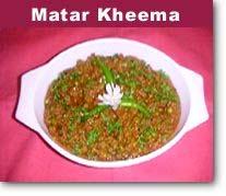 INGREDIENTS Mutton mince 750 gms. Shelled Green peas 1 cup Onions, chopped fine 2 nos. Green chillies 2 nos. Garlic, crushed 8 cloves Ginger, chopped fine 1" piece Red chili powder 3/4 cup.