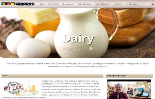 Section 1: Point of Sale DIGITAL DAIRY DIGITAL DAIRY CHECKLIST Dairy listed as department choice